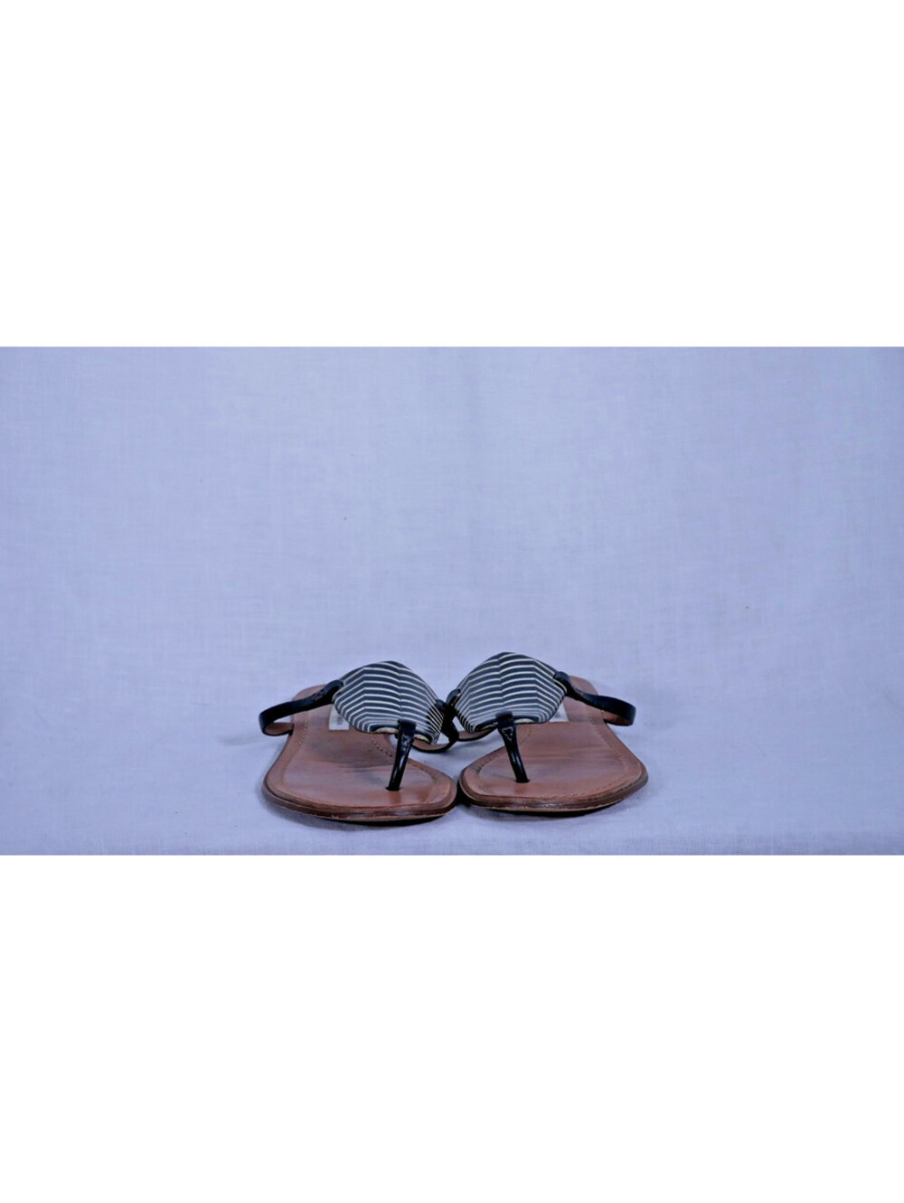 DVF Diane von Furstenberg Leather Shell Brown Sandals Women's Size 7.5